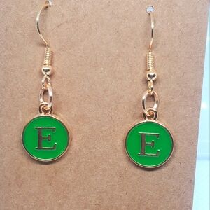 ‼️B2G1 E Initial Earrings, New